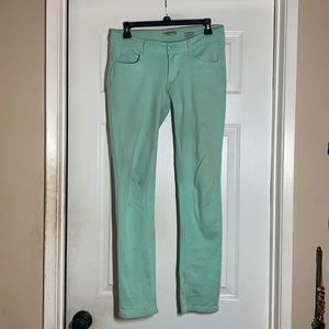3/$10 - Spring mint green stretch jeggings